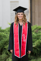 Alpha Chi Omega Graduation Stole