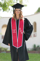 Alpha Omicron Pi 2025 Graduation Stole