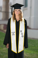 Kappa Alpha Theta of 2026 Graduation Stole in White