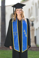 Tri Delta Class of 2027 Graduation Stole