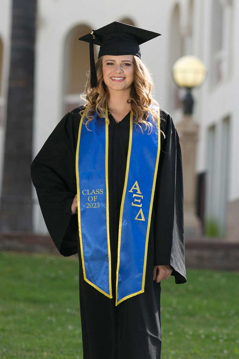 Royal Blue Graduation Stole – Endea Graduation