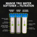 Manor Trio Water Softener - Sediment + Carbon