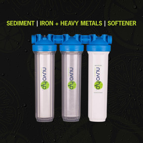 Manor Trio Water Softener- Sediment + Iron