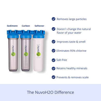 Manor Trio Water Softener - Sediment + Carbon
