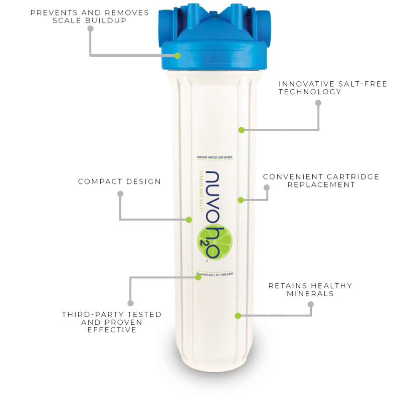 Water Softener With Iron Filter NuvoH2O