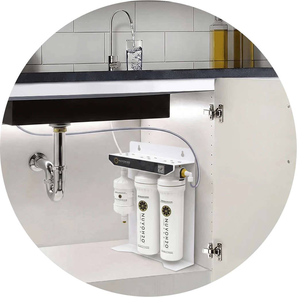 NuvoLuxe Pro under-sink water purification system