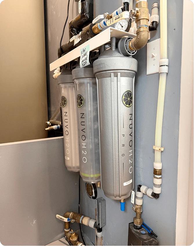 The NuvoH2O Pro Trio installed in Matt Risinger's home