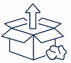 unboxing icon