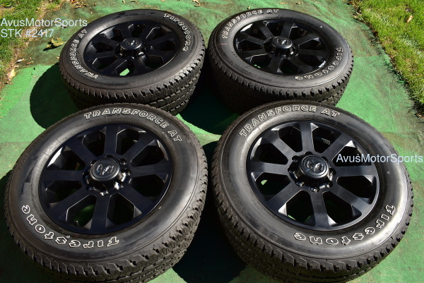 20" Dodge Ram Night Edition OEM Factory Black Wheels Tires 2500 3500 2019 2020