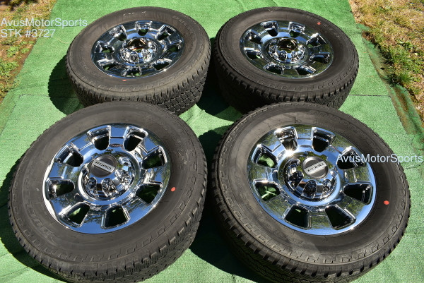 20" Ford F250 Super Duty Lariat OEM Factory Wheels Chrome PVD F350 2024 2025