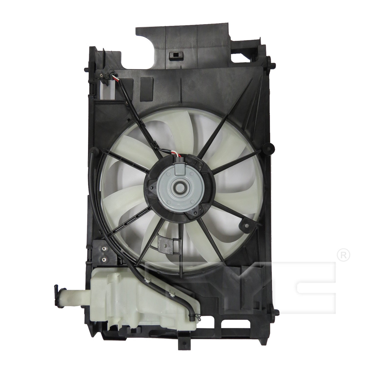 2016 Toyota Prius C Dual Radiator and Condenser Fan Assembly