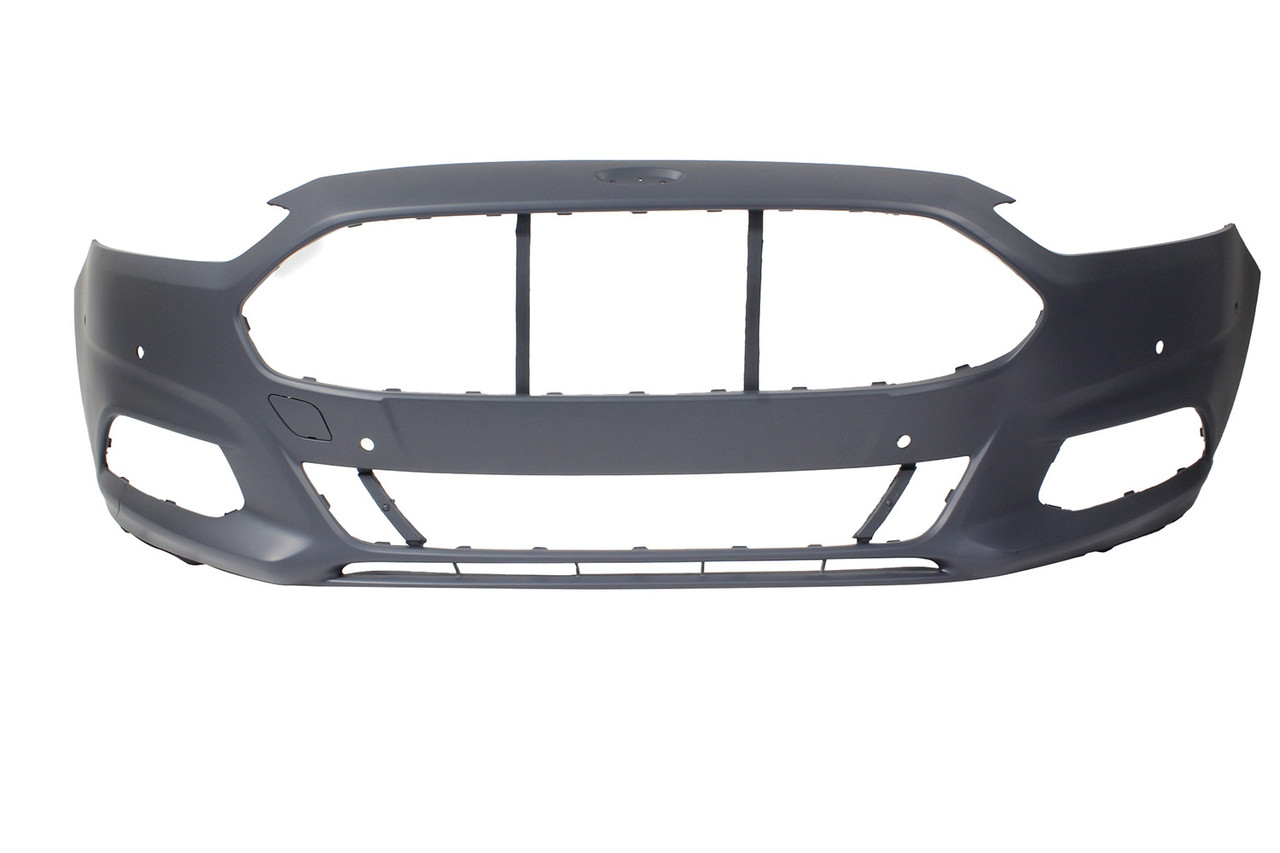 Evan-Fischer Primed Front Bumper Cover For 2013-2016 Ford Fusion W/ Active Park Assist - DS7Z17D957CAPTM