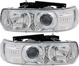 2000 Chevrolet Suburban 1500 Headlight Set Halogen Pair Driver and Passenger Side