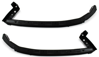 2007 Honda Accord Bumper Cover Reinforcement Halogen Front Pair Set Left Driver and Passenger Right Side
