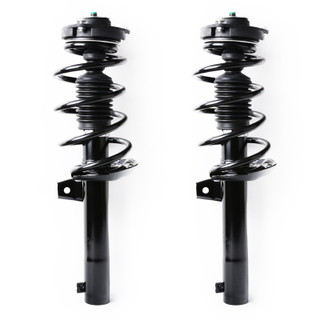 2017 Volkswagen Beetle Front Pair Complete Struts Spring Assembly