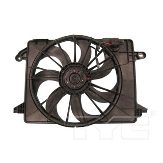 2015 Dodge Challenger Dual Radiator and Condenser Fan Assembly 5.7L 8 Cylinder