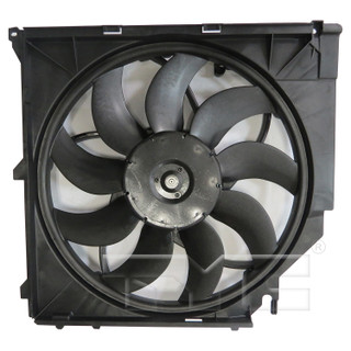 2004 BMW X3 Dual Radiator and Condenser Fan Assembly 2.5L 6 Cylinder