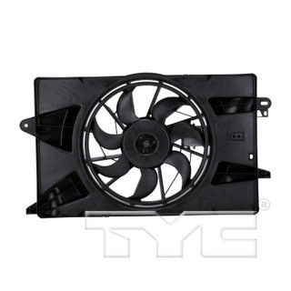2015 Dodge Dart Dual Radiator and Condenser Fan Assembly
