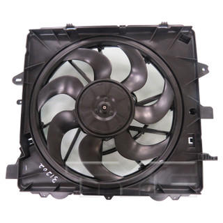 2012 Cadillac CTS Dual Radiator and Condenser Fan Assembly