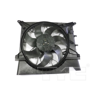 2007 Volvo XC90 Dual Radiator and Condenser Fan Assembly