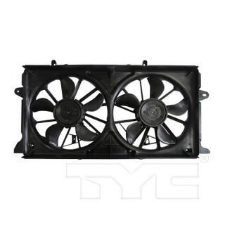 2017 Cadillac Escalade ESV Dual Radiator and Condenser Fan Assembly