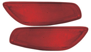 2011 Hyundai Santa Fe Bumper Reflector Rear Pair Set Left Driver and Passenger Right Side