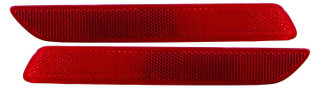 2010 Honda CR-V Bumper Reflector Rear Pair Set Left Driver and Passenger Right Side