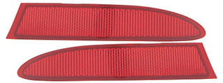 2013 BMW X3 Bumper Reflector Rear Pair Set Left Driver and Passenger Right Side