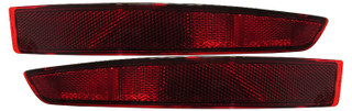 2015 Volkswagen Jetta Bumper Reflector Rear Pair Set Left Driver and Passenger Right Side