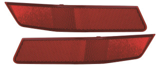 2018 Nissan Rogue Bumper Reflector Rear Pair Set Left Driver and Passenger Right Side