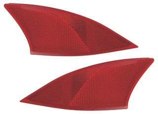 2016 Lexus IS300 Bumper Reflector Rear Pair Set Left Driver and Passenger Right Side