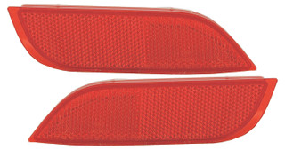 2008 Subaru Impreza Bumper Reflector Rear Pair Set Left Driver and Passenger Right Side