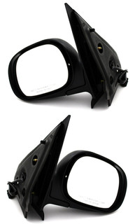 1998-2002 Ford Expedition Side Door View Mirror - Power, Paintable - Driver and Passenger Side