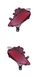 2020 Toyota Highlander Rear Reflectors - Driver Left and Passenger Right Side