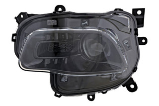 2014-2017 Jeep Cherokee Headlight Driver Left Side Halogen Black Trim