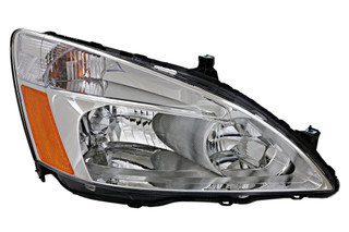 2003-2007 Honda Accord Headlight Passenger Right Side Halogen