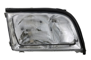1995-1999 Mercedes Benz S Class Headlight Passenger Right Side Halogen Without Parking Light