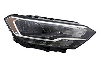 2019-2020 Volkswagen Jetta Headlight Passenger Right Side Halogen Black Trim