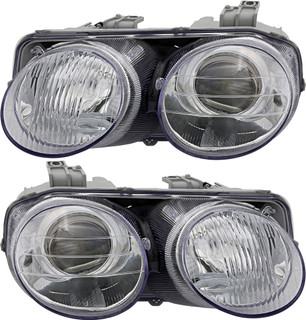 1998-2001 Acura Integra Headlights Driver Left and Passenger Right Side Halogen