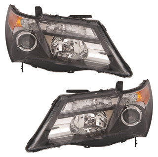 2010-2012 Acura MDX Advance/Elite Headlights Driver Left and Passenger Right Side HID/Xenon