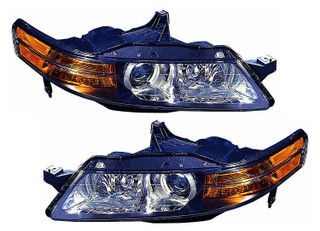 2006 Acura TL Headlights Driver Left and Passenger Right Side HID/Xenon Canada Built