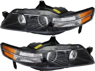 2007-2008 Acura TL S Headlights Driver Left and Passenger Right Side HID/Xenon