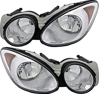 2008-2009 Buick LaCrosse Headlights Driver Left and Passenger Right Side Halogen