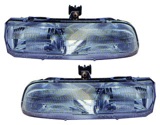 1991-1992 Buick Regal Headlights Driver Left and Passenger Right Side Halogen