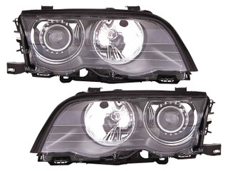 1999-2001 BMW 3 Series Headlights Driver Left and Passenger Right Side HID/Xenon