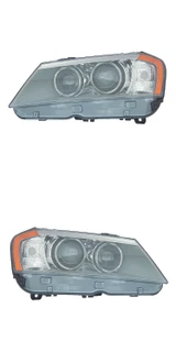 2011-2014 BMW X3 Headlights Driver Left and Passenger Right Side HID/Xenon