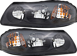 2000-2004 Chevrolet Impala Headlights Driver Left and Passenger Right Side Halogen