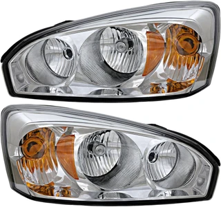 2004-2008 Chevrolet Malibu Headlights Driver Left and Passenger Right Side Halogen
