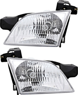 1997-2005 Chevrolet Venture Headlights Driver Left and Passenger Right Side Halogen