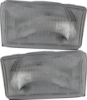 1999-2001 Ford F250 Headlights Driver Left and Passenger Right Side Halogen